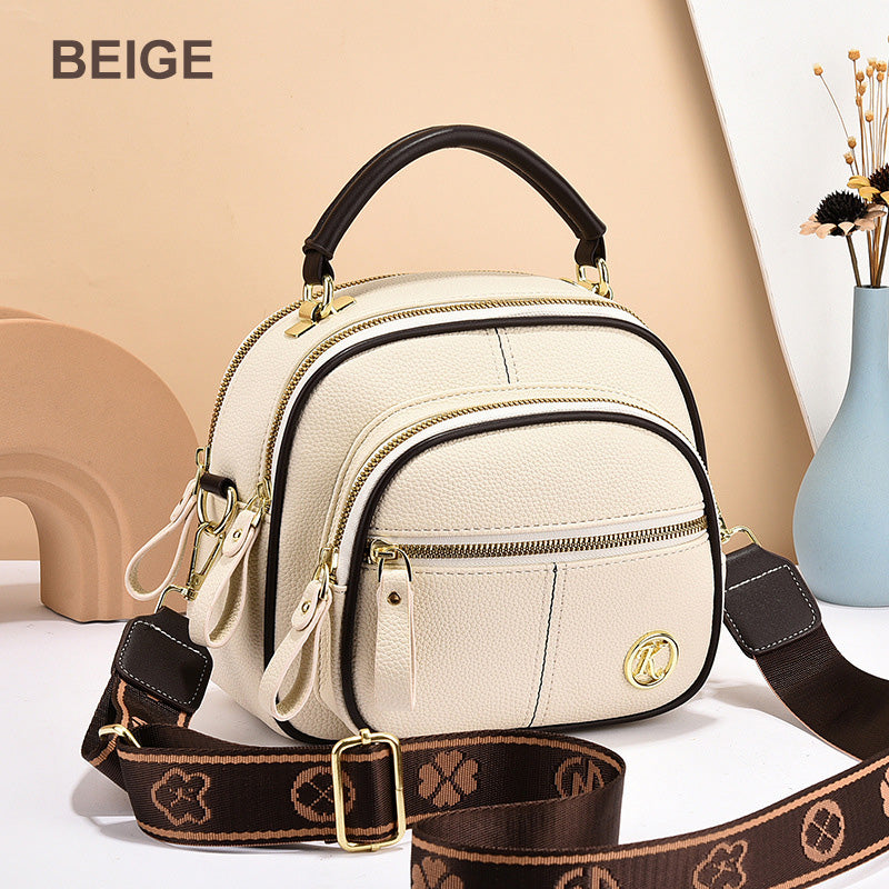Nová malá čtvercová velkokapacitní přenosná taška/crossbody taška