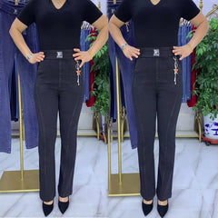 🏆【Nedávné horké výprodeje】👖【S-4XL】Dámské strečové džíny s vysokým pasem