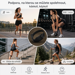 Silikonová sportovní kolenní ortéza na patellu