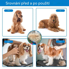 【Kupte jeden, druhý dostanete zdarma】Profesionální kartáč na odstraňování línání pro psy a kočky: Jemný, účinný a bez chlupů pro domov!