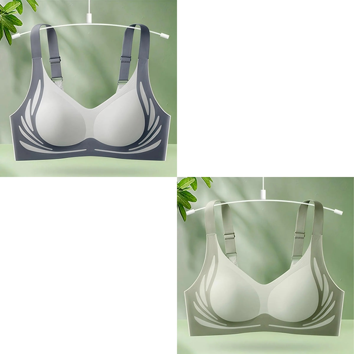 【Kupte jeden a druhý dostanete zdarma】Bezdrátová podprsenka pro ženy, jednodílná【40-85KG】