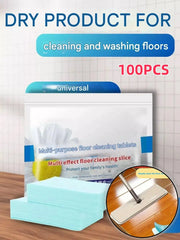 【200 ks】💦 Čistící papír, výkonné čistící tablety pro dekontaminaci, čištění podlah, domácí prádlo, hloubkové čištění a bělící péči!