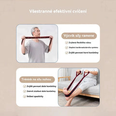 【Kupte 1 a získejte 1 zdarma】Odporová guma pro budování svalů, protahování nohou a elastická guma pro osoby středního a staršího věku.