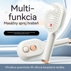 💖💨Hřeben s funkcí stříkání jedním tlačítkem, která účinně zabraňuje zamotávání vlasů.