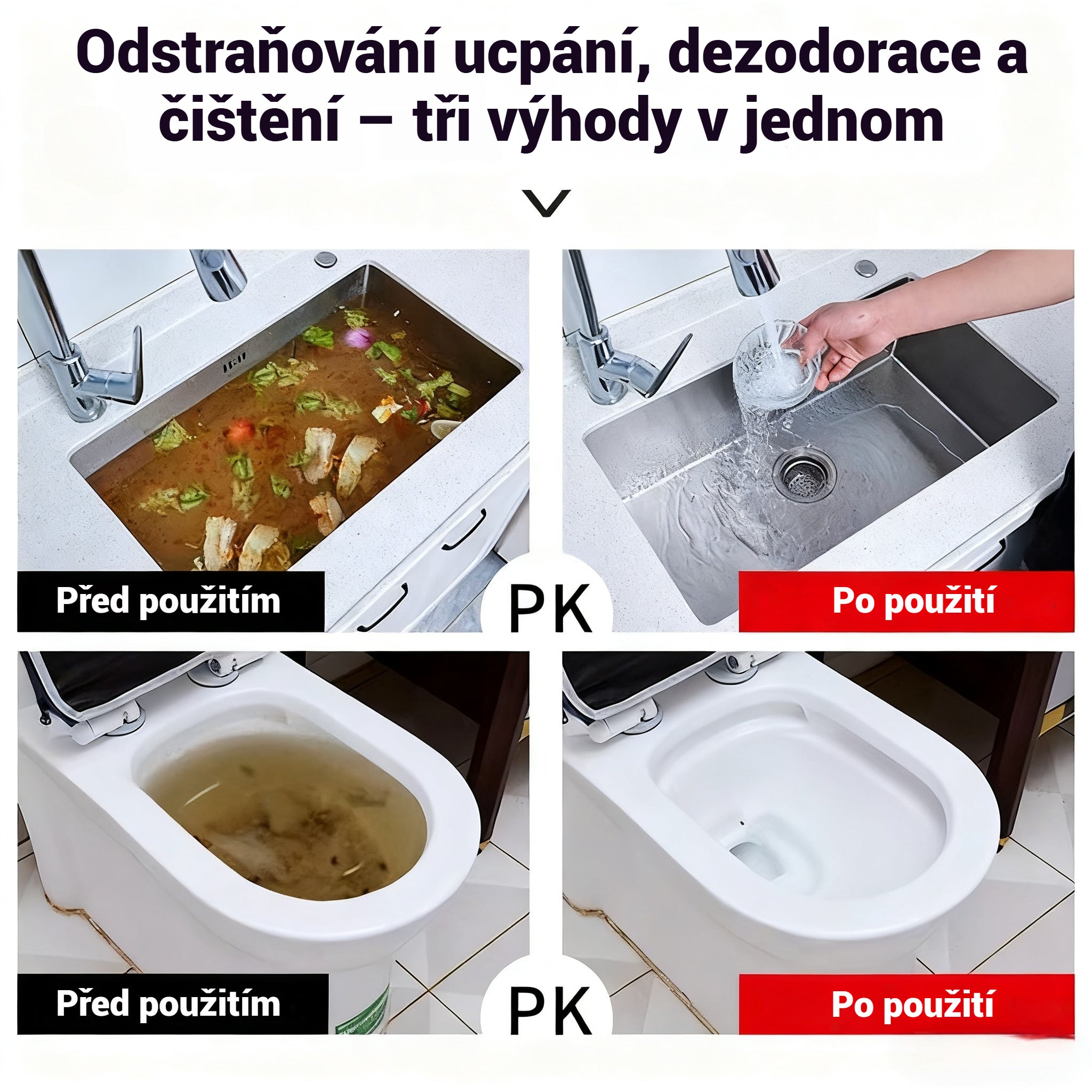🛁💦【Kupte 1 a získejte 1 zdarma】🌟Čistič dřezů a odpadů: Pěna s vysokou hustotou z extraktů a rozkladných enzymů.
