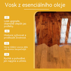 【Kupte 1 a získejte 1 zdarma】Lešticí sprej na dřevo s včelím voskem 120 ml (včetně houbičky a hadříku) pro péči o nábytek, prevenci praskání a ochranu laku.
