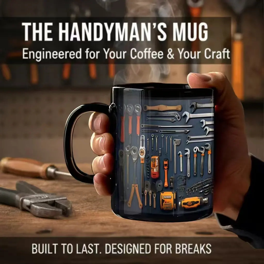 ☕Konečný mechanikova sada nářadí Hrnek