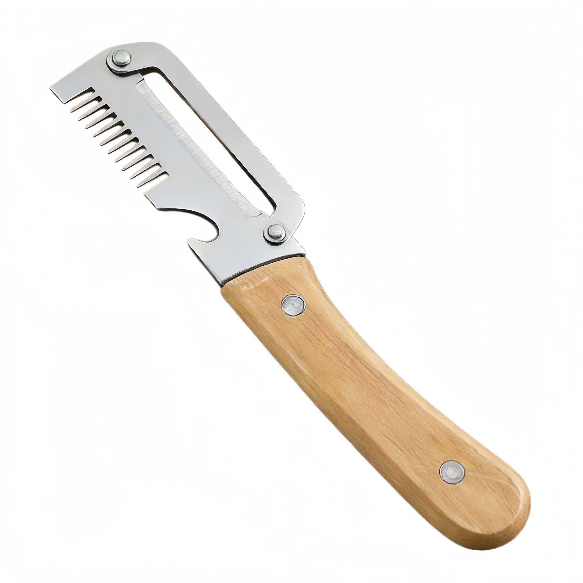 ✅【Kupte 1, dostanete 1 zdarma!】🧅🔪 Multifunkční kuchyňská škrabka 3 v 1: Loupá, krájí a otevírá víčka od lahví! 🔥