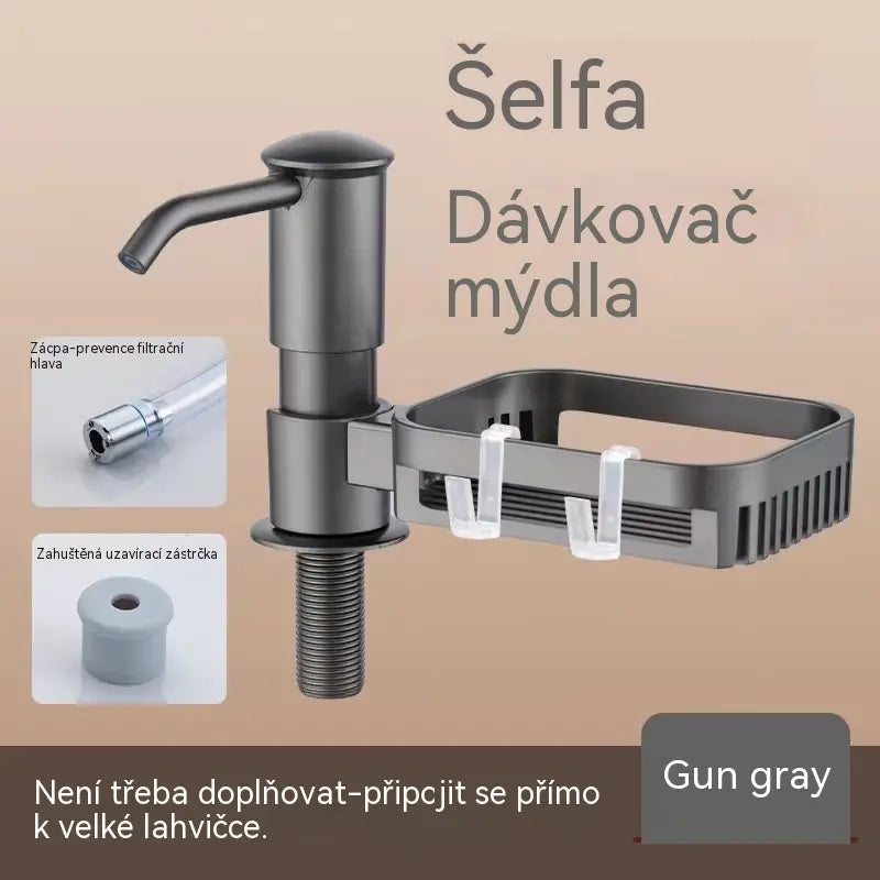 Sada prodlužovací trubice dávkovače saponátu do dřezu
