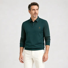 👔【M-4XL】Nové pánské zimní polo tričko větších velikostí s límečkem a fleecovou podšívkou.
