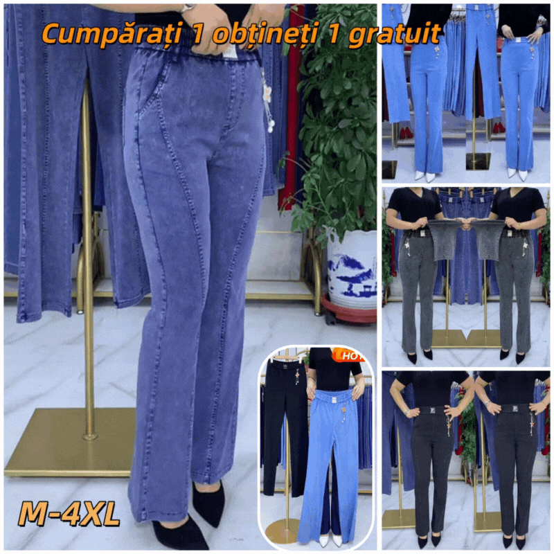 🏆【Nedávné horké výprodeje】👖【S-4XL】Dámské strečové džíny s vysokým pasem