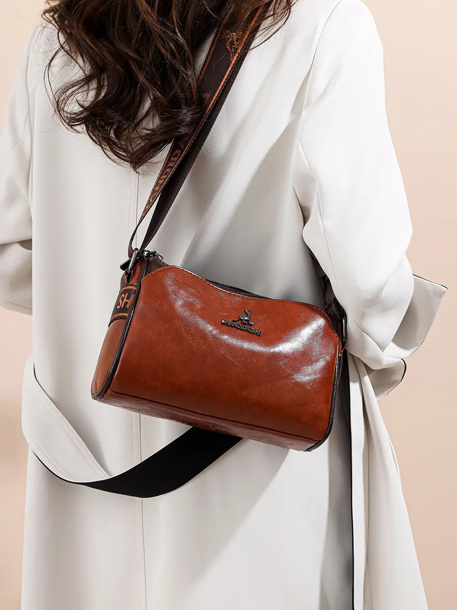🔥👜【Výprodej】👜Dámská měkká kožená kabelka přes rameno s velkou kapacitou