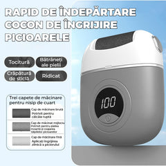 ✨🔥45% sleva za super cenu🔥🦶🛁Nové elektrické kolečko na nohy, odstraňování odumřelé kůže na patách, LED pomocné osvětlení.elektrické kolečko na nohy pro pedikúru