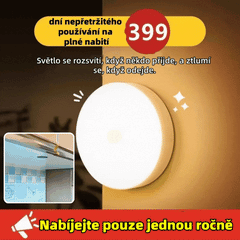 🏡【Kupte 2 a dostanete 2 zdarma】💡Dobíjecí LED noční lampa s pohybovým senzorem