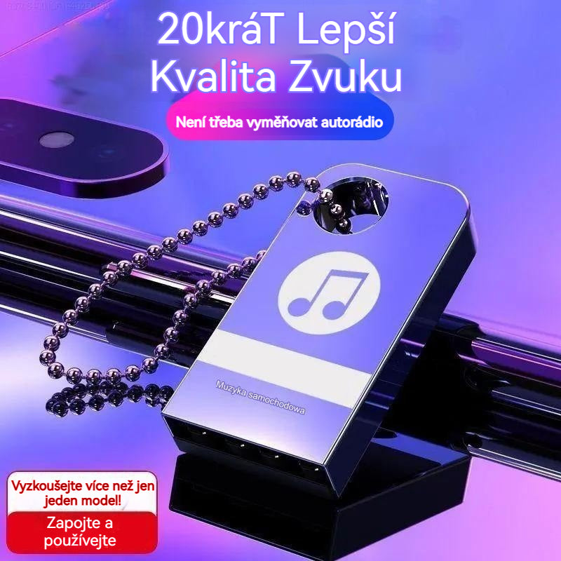 【Hudební USB】Obsahuje 8 000 skladeb, 600 hudebních videoklipů a 6D zvukové efekty