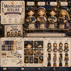🎁Poslední den: Využijte slevu 49 %! 🧵 Miniaturní patchworková sada ze série Miniature World.