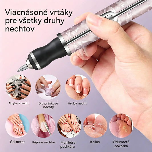 50% sleva 💅👍 Elektrický pilník na nehty pro manikúru a léčbu onychomykózy