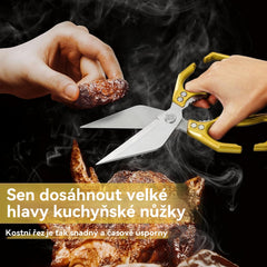 【Časově omezená akce】Multifunkční a odolné kuchyňské nůžky