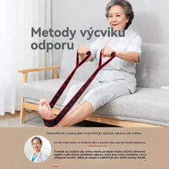 【Kupte 1 a získejte 1 zdarma】Odporová guma pro budování svalů, protahování nohou a elastická guma pro osoby středního a staršího věku.
