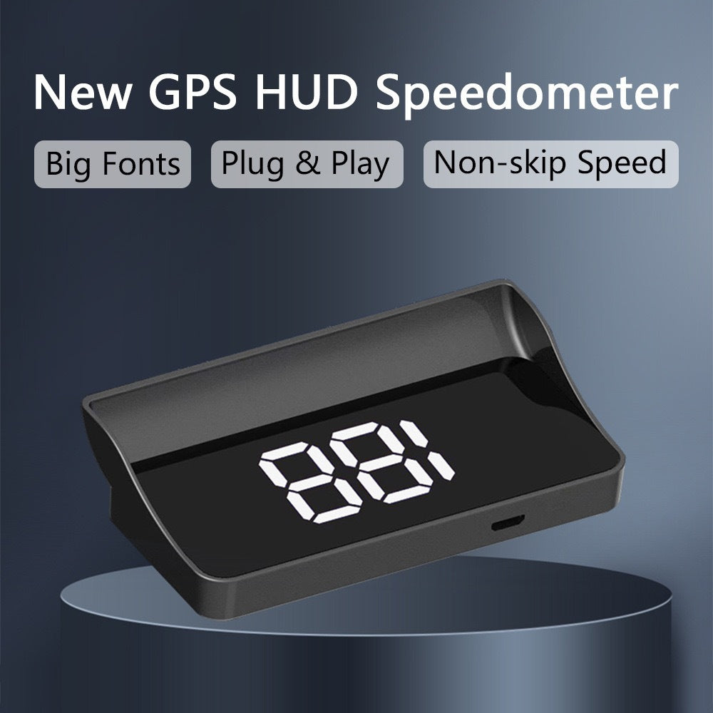 【Švýcarská vojenská GPS navigace „vyhýbající se trestu“】Nový GPS rychloměr a otáčkoměr s HUD displejem