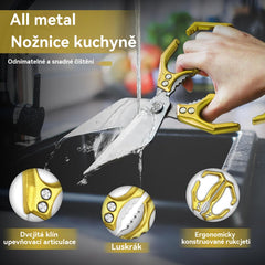 【Časově omezená akce】Multifunkční a odolné kuchyňské nůžky